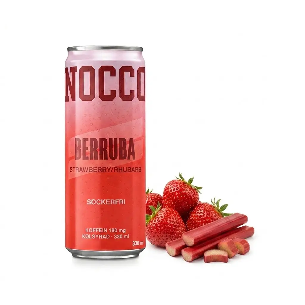 NOCCO Berruba 330 ml 1 NOCCO Berruba 330 ml – prednja strana pakovanja