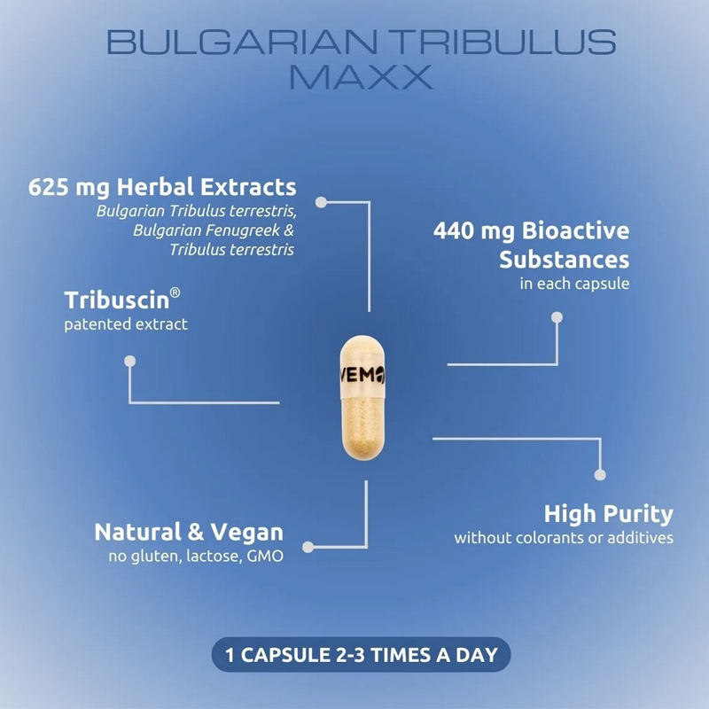Bulgarian Tribulus Maxx 60 caps 4 Bulgarian Tribulus Maxx 60 caps - Slika 4