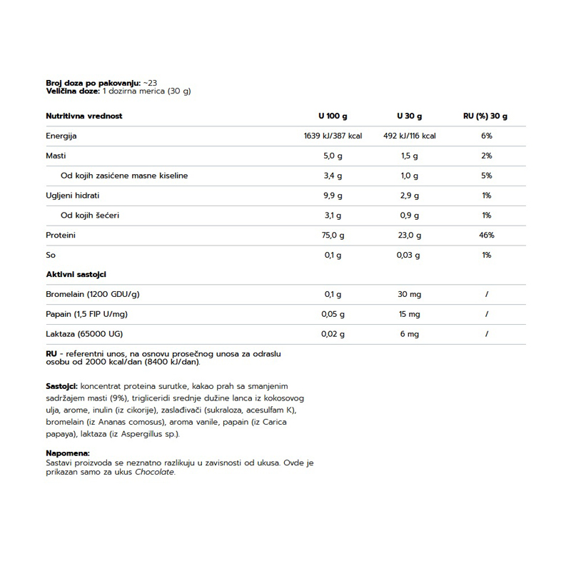 Whey Pro - 700 g 2 Whey Pro - 700 g - Slika 2