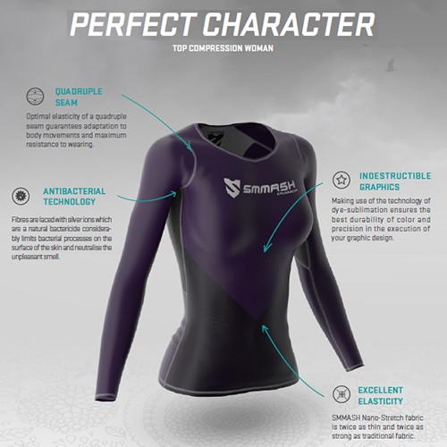 Woman Compression Top Long - WONDERLAND 8 Woman Compression Top Long - WONDERLAND - Slika 8