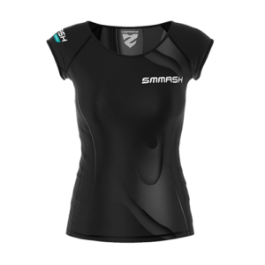 Woman Compression Top short - BUBBLE