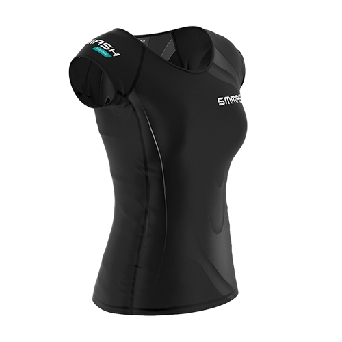 Woman Compression Top short - BUBBLE 7 Woman Compression Top short - BUBBLE - Slika 7