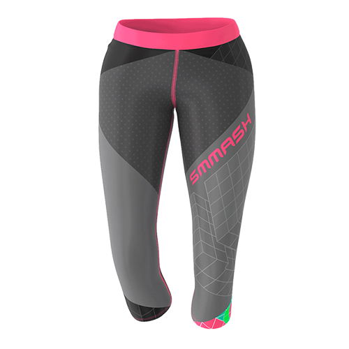 Woman 3/4 Leggings - GO CANDY NEON 1 Woman 3/4 Leggings - GO CANDY NEON