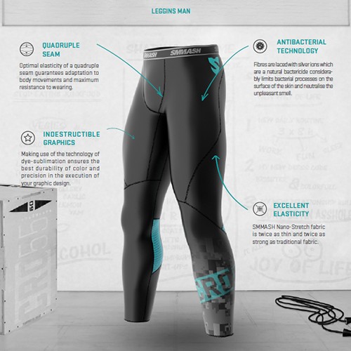 Man Leggings Long- MORO 8 Man Leggings Long- MORO - Slika 8