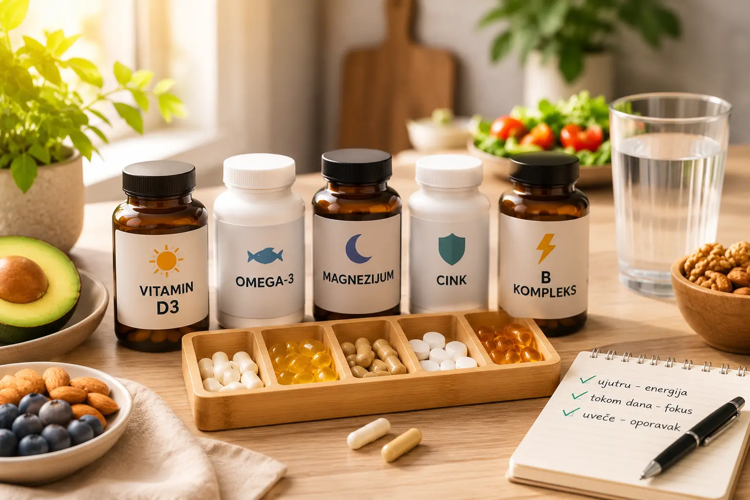 raspored uzimanja vitamina i minerala
