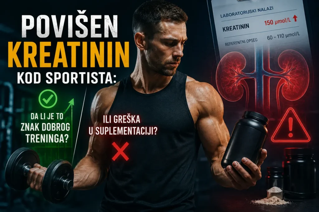 Povišen kreatinin kod sportista