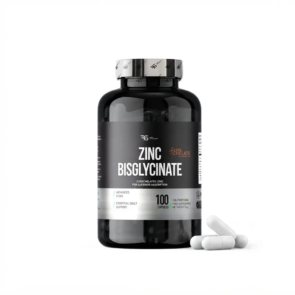 Cink Bisglicinat 20 mg - Zinc Bisglycinate CoreChelate® 100 kapsula 1 Cink Bisglicinat 20 mg - Zinc Bisglycinate CoreChelate® 100 kapsula