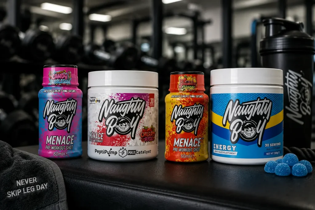 Pocetna 47 Preworkout suplementi Naughty Boy za energiju, fokus i izdržljivost pre treninga